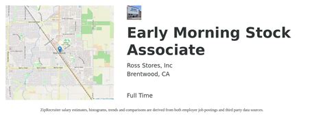 early morning stock associate|More.